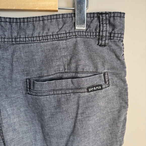 Prana‎ Men's HEMP Blend Lightweight Walking Shorts Casual Gray Size 34 Festival - Picture 7 of 15